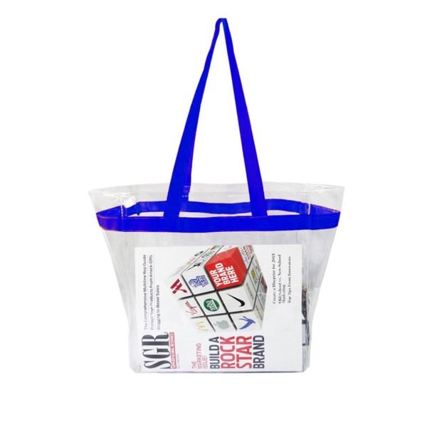 sports promotion clear casual tote bag (4)