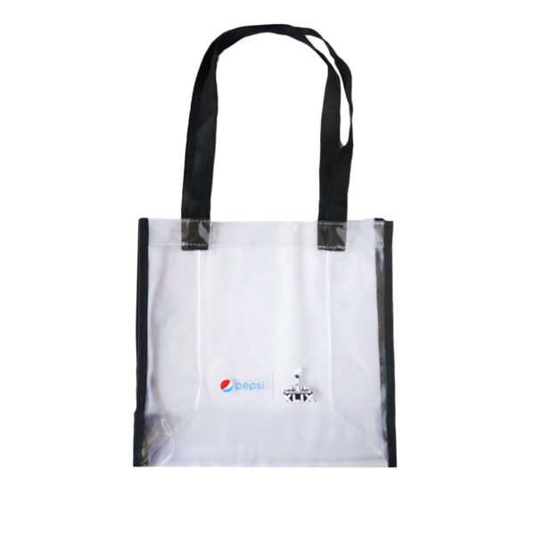 customized tote bag pvc handbag shoulder bags fashion transparent beach shopper bag (3)