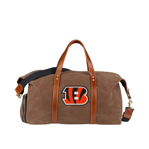 cincinnati bengals canvas duffel bag