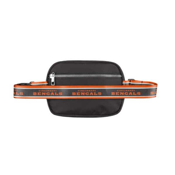 promotion cincinnati bengals nfl team wordmark crossbody belt bag