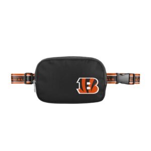 promotion cincinnati bengals nfl team wordmark crossbody belt bag