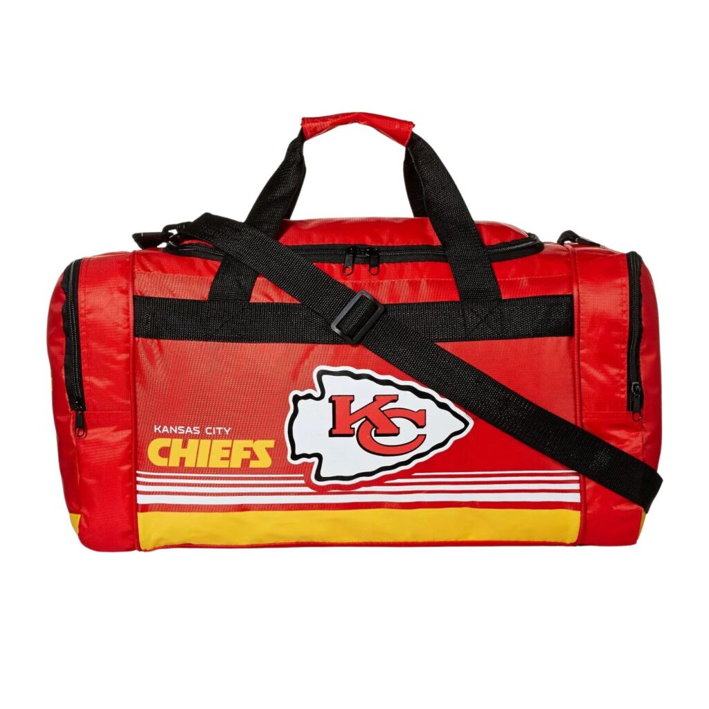 nfl kansas city chiefs gym duffel bag