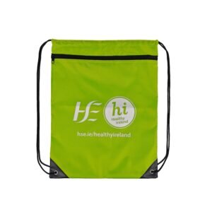 custom sports team drawstring bag with zipper