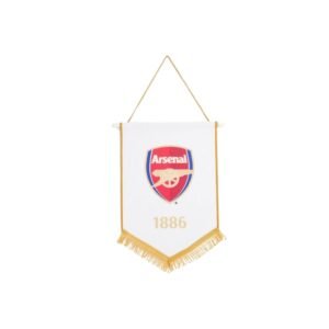 arsenal white crest mini banner