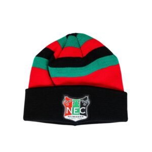 nec nijmegen knitted beanie witn patch