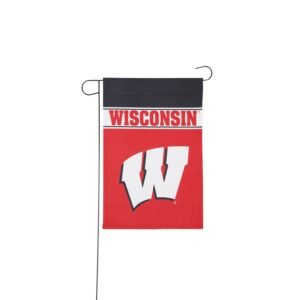 ncaa college wisconsin garden flag