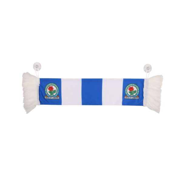 blackburn rovers car mini scarf