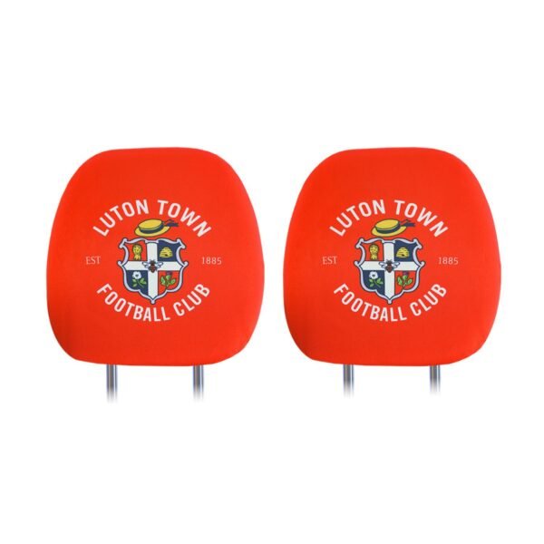 luton town car headrest cover