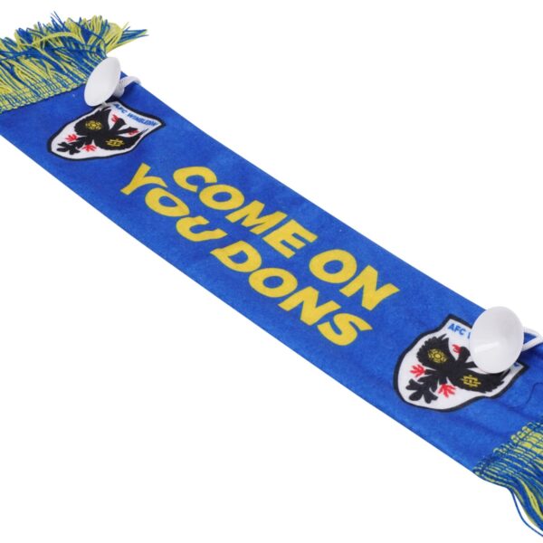 afc wimbledon car scarf