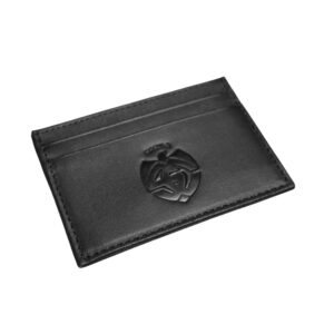 spezia calcio leather double card case