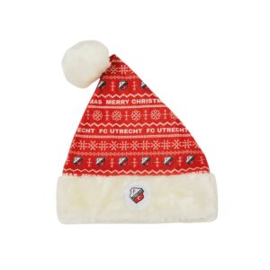 jong fc utrecht woven patch santa hat