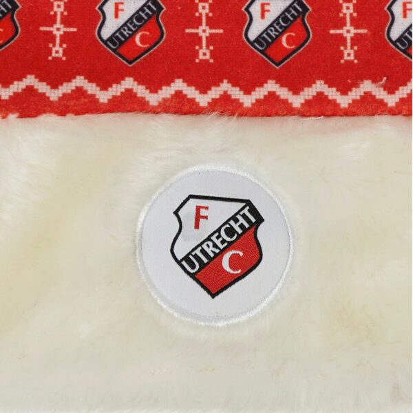 jong fc utrecht woven patch santa hat