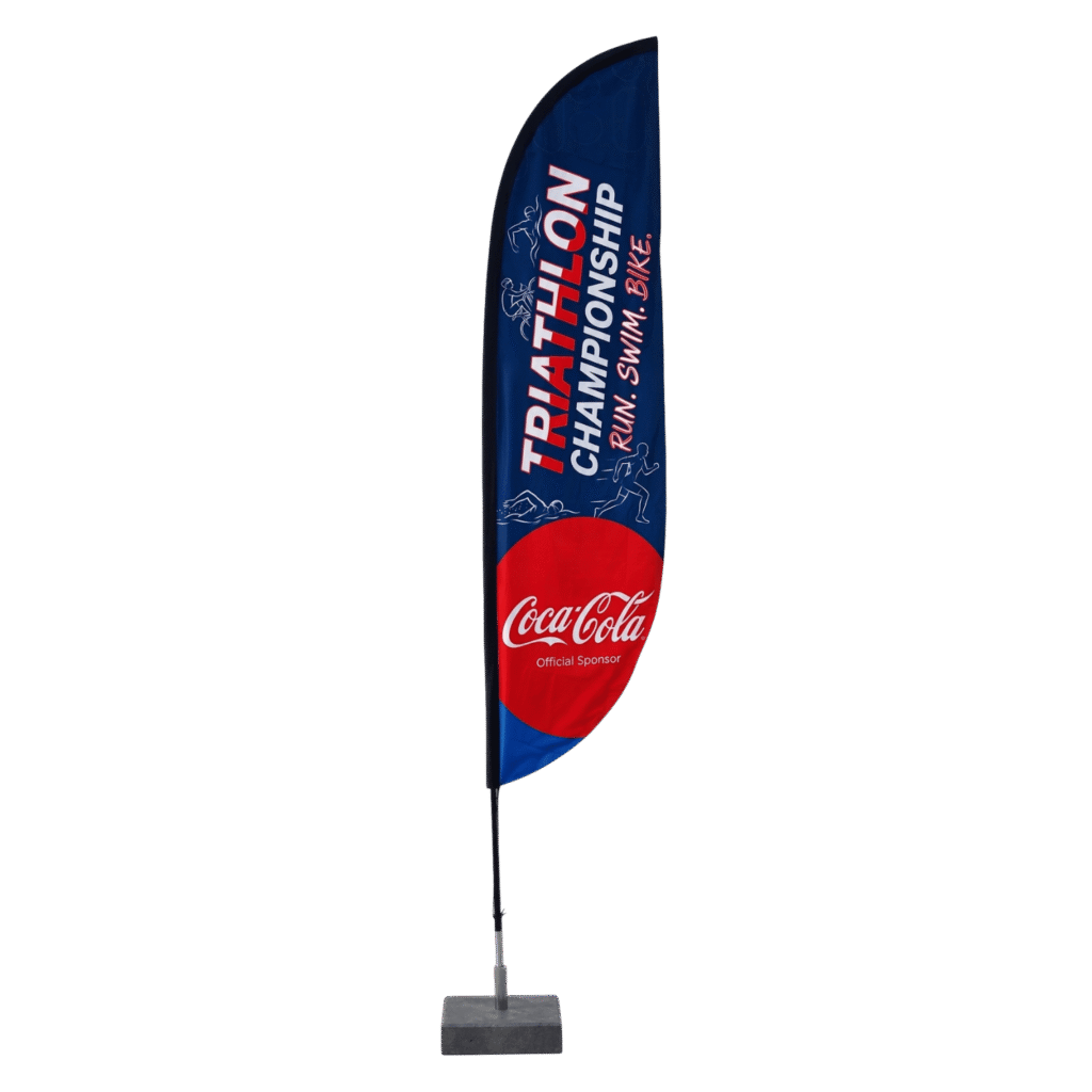 triathlon feather flag